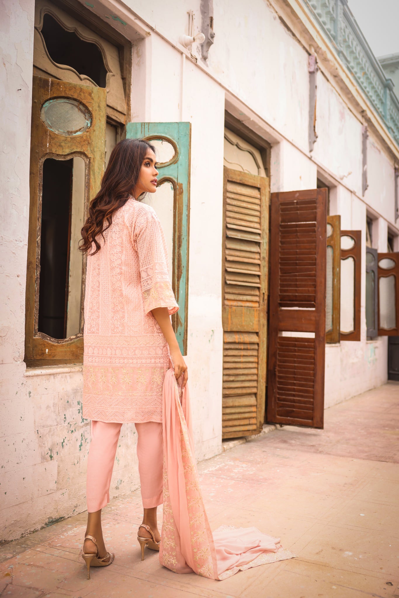 PINK CHIFFON - EMB 192