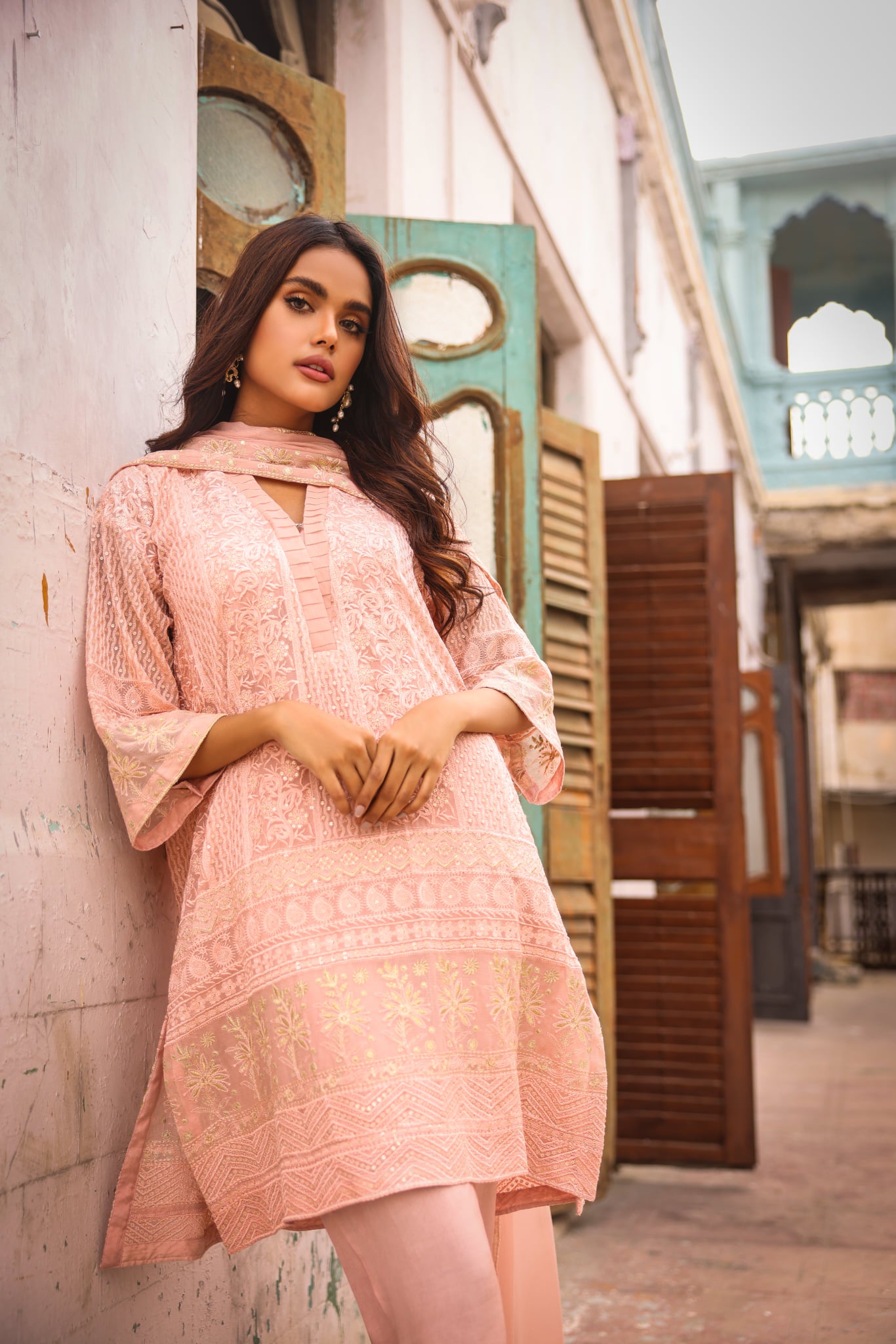 PINK CHIFFON - EMB 192