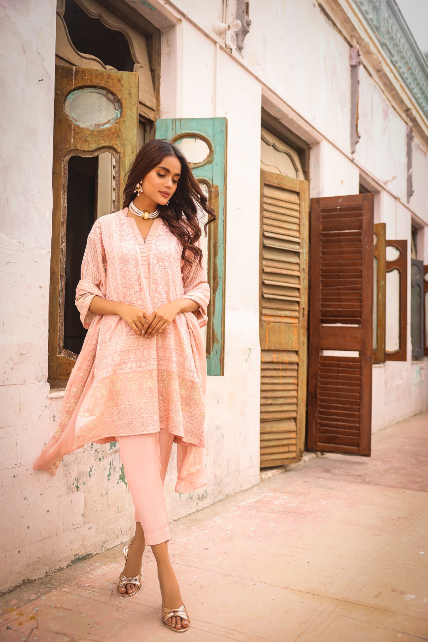 PINK CHIFFON - EMB 192