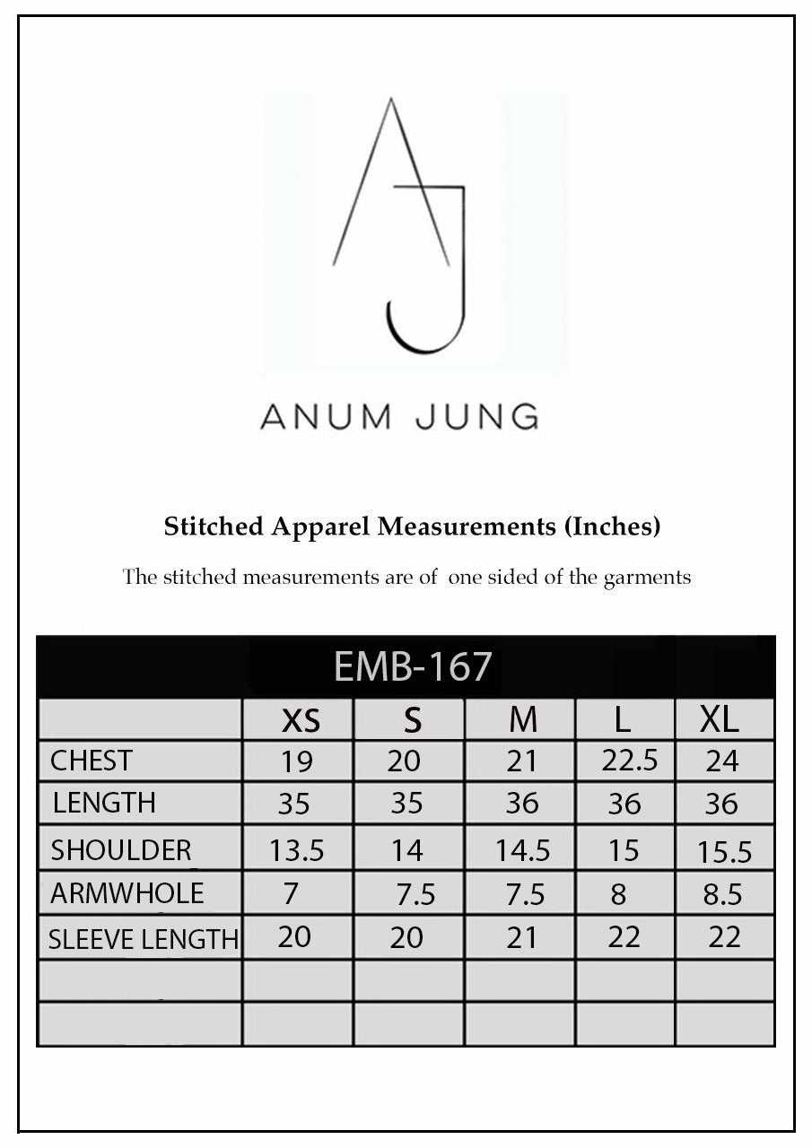 LAWN KURTA - EMB 167